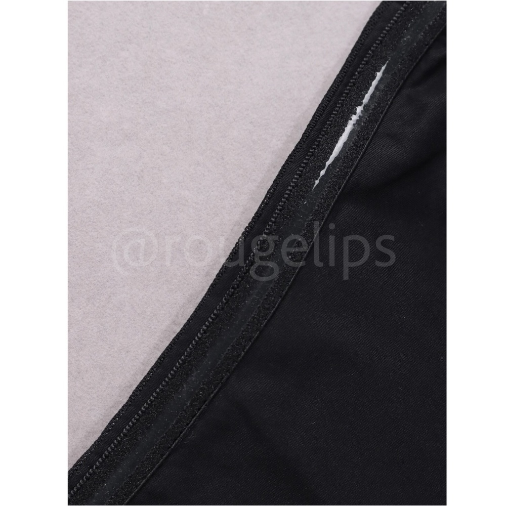 Black Corset Style Mesh Strapless Top Ruched - Picture 10 of 13